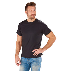 Basic T-Shirt- Doppelpack Schwarz Louis