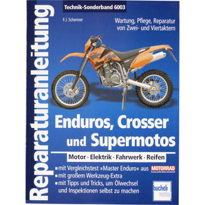 Bucheli Reparaturanleitung Enduros- Crosser und Supermotos- 176 S- Motorbuch Verlag