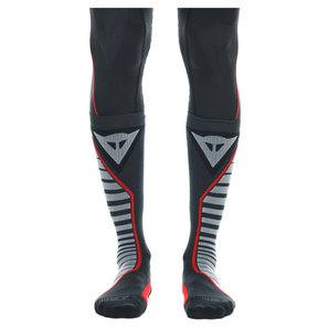 Dainese Thermo Long Socks- Motorradsocken Schwarz Rot unter Stiefel/Schuhe/Socken > Socken