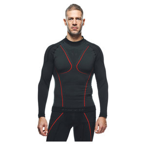Dainese Thermo LS Funktionsshirt Schwarz Rot