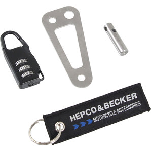 Hepco+Becker Diebstahlsicherung f�r Lock-it Tankrucks�cke und Hecktasche Hepco und Becker