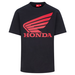 Honda T-Shirt Wing Schwarz HRC unter Freizeitbekleidung > T-Shirts & Poloshirt