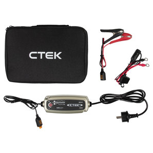 MXS 5-0 Batterieladegerät Tasche Bundle CTEK Ladegrät Auto und Motorrad