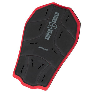 Super Shield HTP-6- Rückenprotektor Schwarz Rot unter Protektoren & Airbags>Nachrüstprotektoren