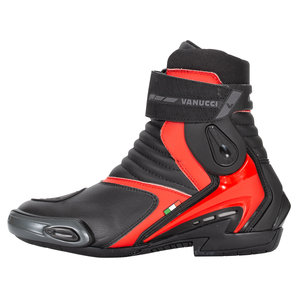 Vanucci VSB-2 Stiefel Schwarz Rot unter Stiefel/Schuhe/Socken > Sportstiefel